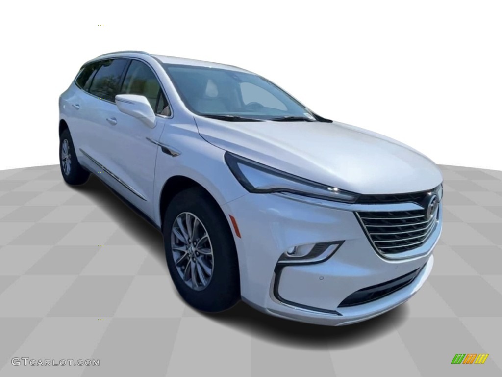 2023 Enclave Essence AWD - White Frost Tricoat / Whisper Beige/Ebony photo #2
