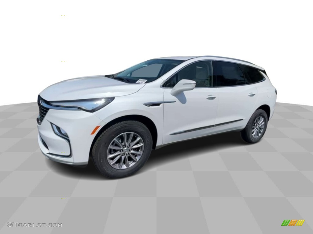 2023 Enclave Essence AWD - White Frost Tricoat / Whisper Beige/Ebony photo #4