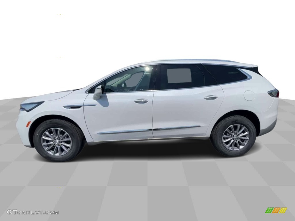 2023 Enclave Essence AWD - White Frost Tricoat / Whisper Beige/Ebony photo #5