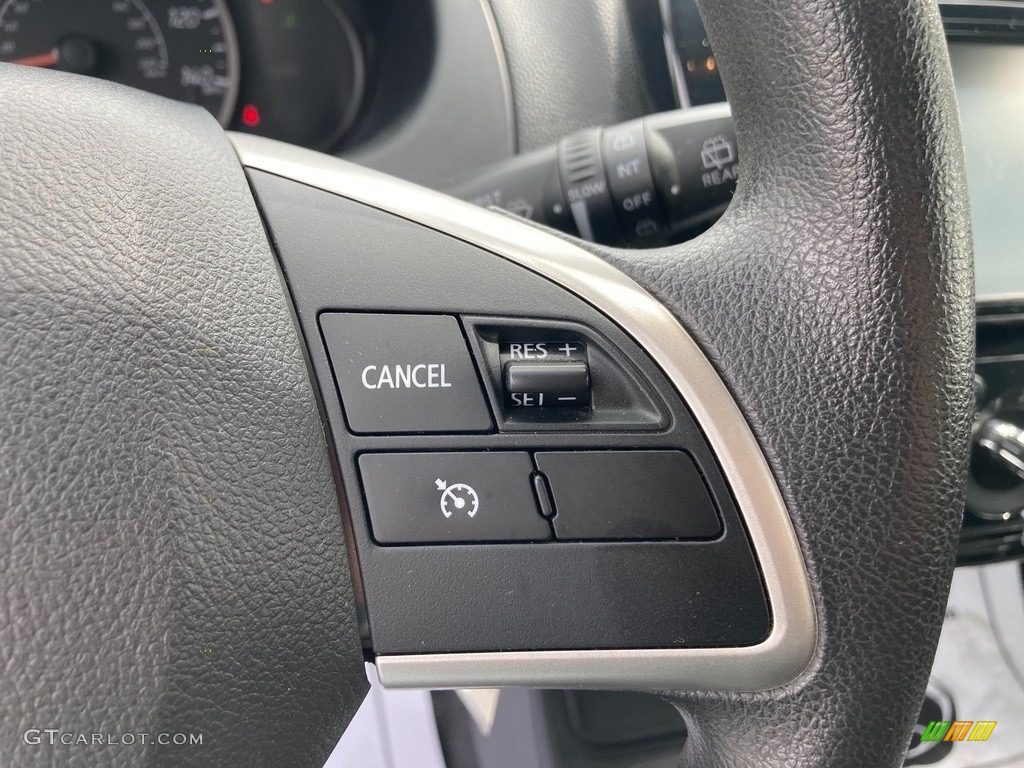 2019 Mitsubishi Mirage LE Black Steering Wheel Photo #146106382