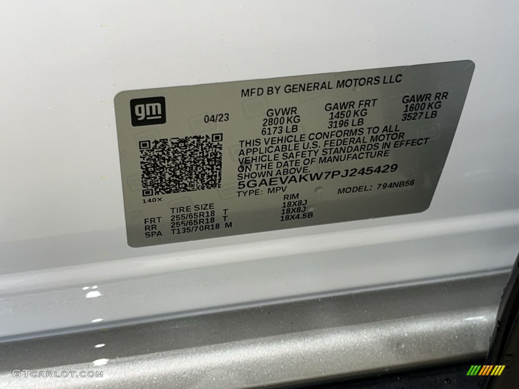 2023 Enclave Essence AWD - White Frost Tricoat / Whisper Beige/Ebony photo #32