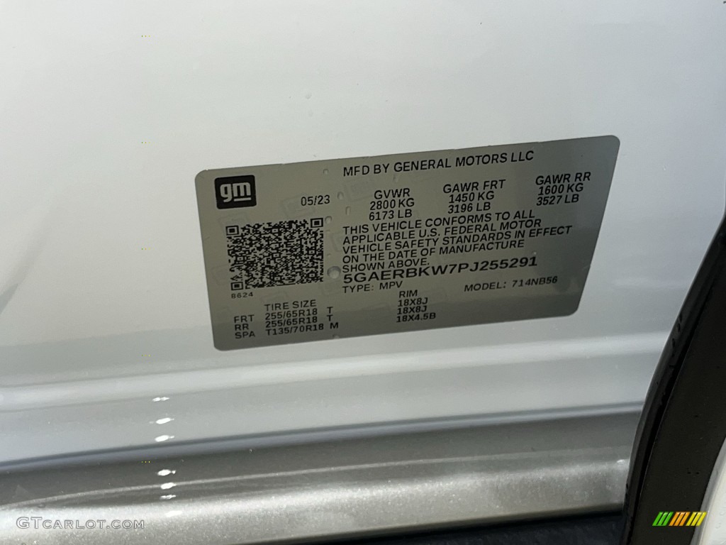 2023 Enclave Essence - Summit White / Dark Galvanized/Ebony photo #32