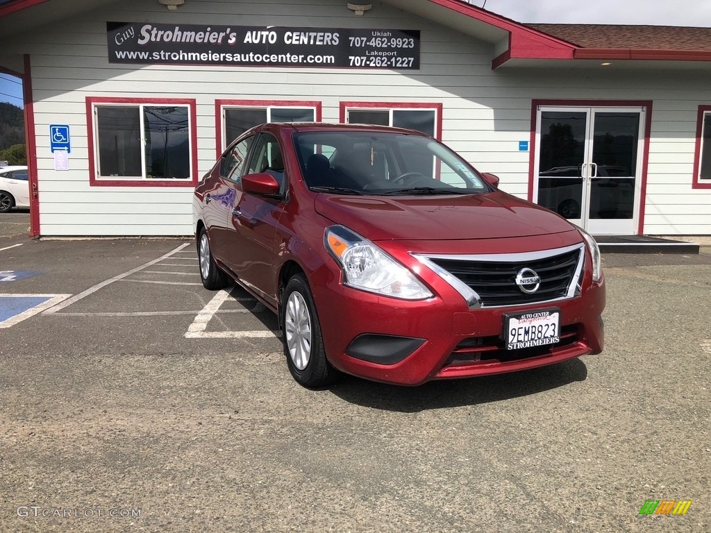 Cayenne Red Nissan Versa