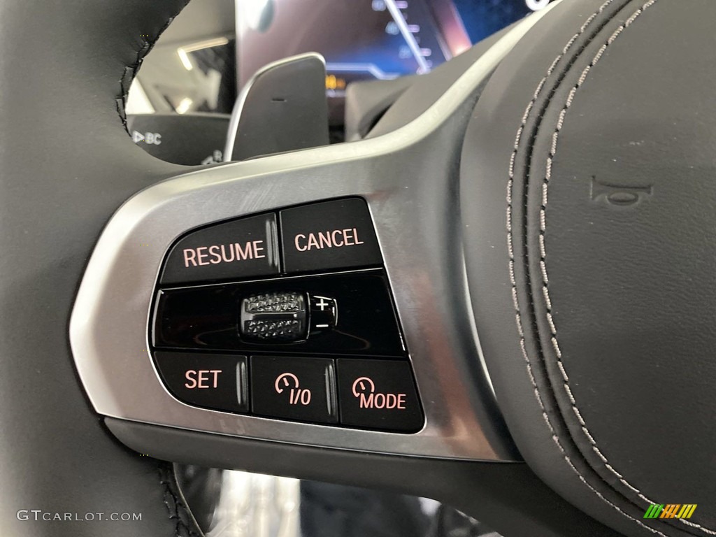 2024 BMW X7 xDrive40i Coffee Steering Wheel Photo #146106748