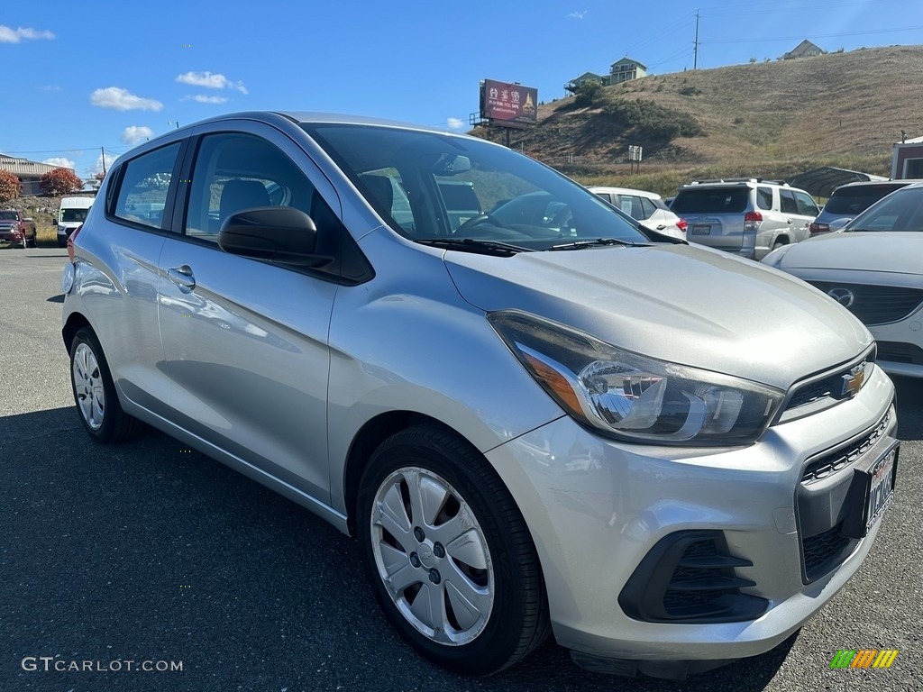 2017 Spark LS - Silver Ice Metallic / Jet Black photo #1