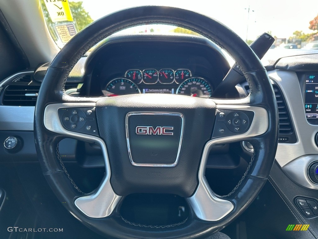 2019 Yukon XL SLT - Satin Steel Metallic / Jet Black photo #8