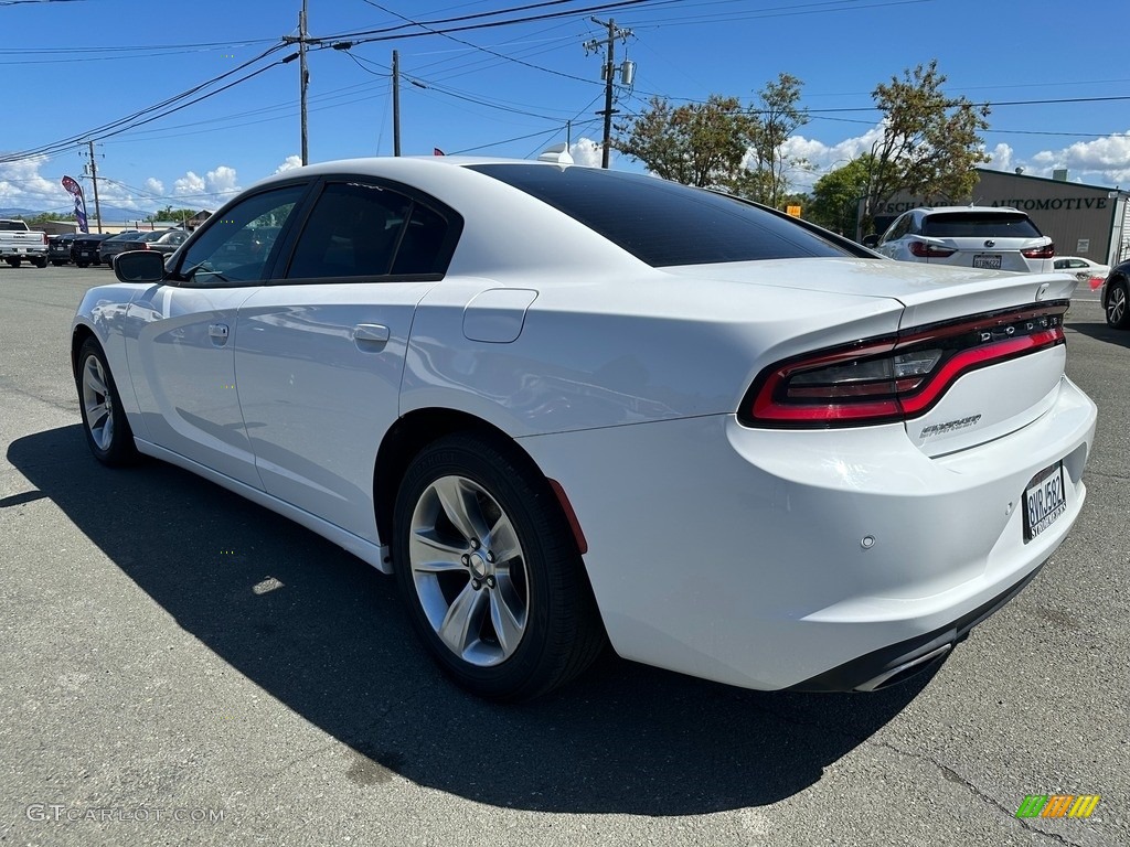 2018 Charger SXT Plus - White Knuckle / Black photo #4