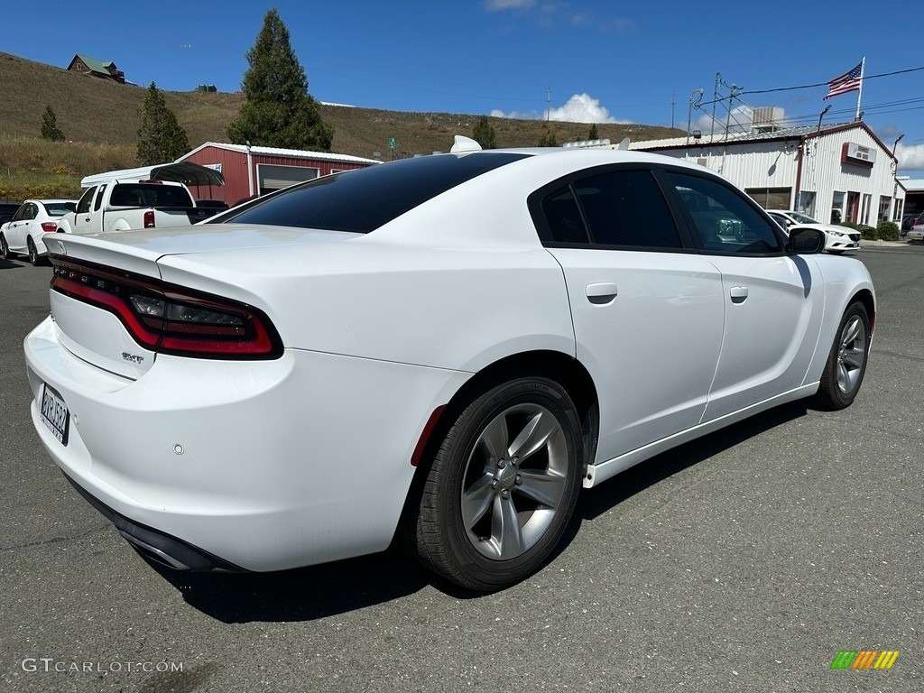 2018 Charger SXT Plus - White Knuckle / Black photo #6