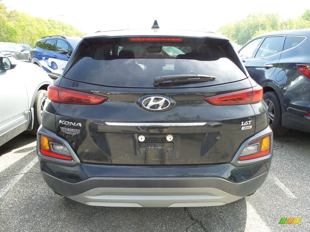 2020 Kona Limited AWD - Ultra Black / Black photo #3