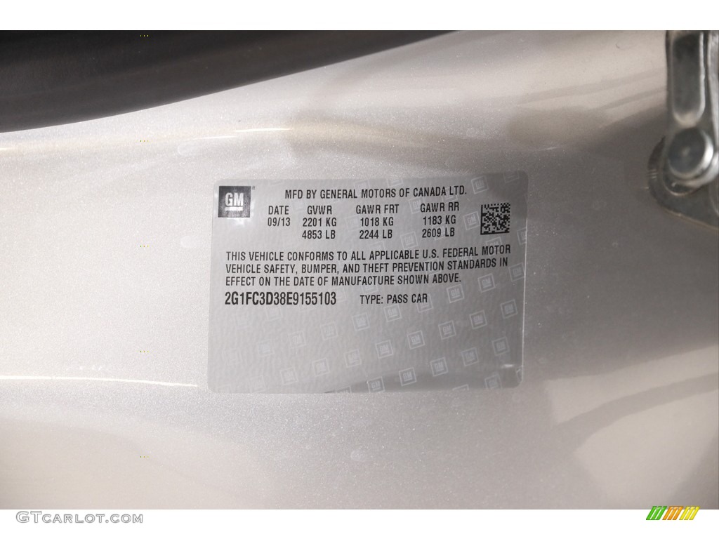 2014 Camaro LT Convertible - Silver Ice Metallic / Black photo #21