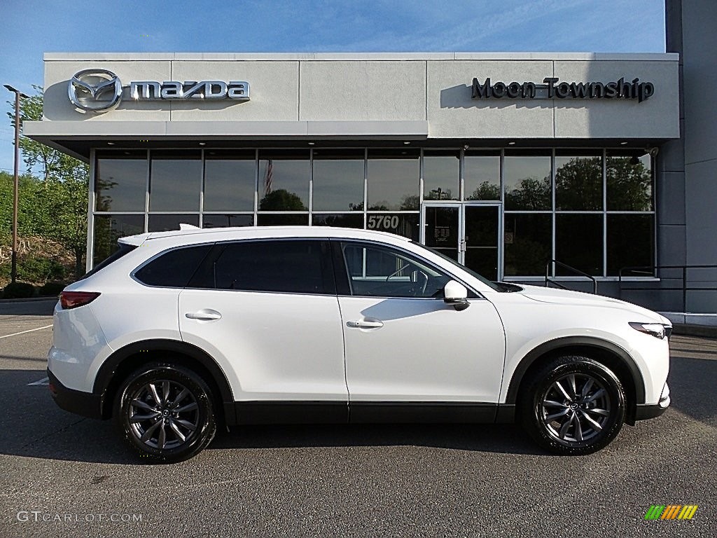 2023 CX-9 Touring AWD - Snowflake White Pearl Mica / Black photo #1