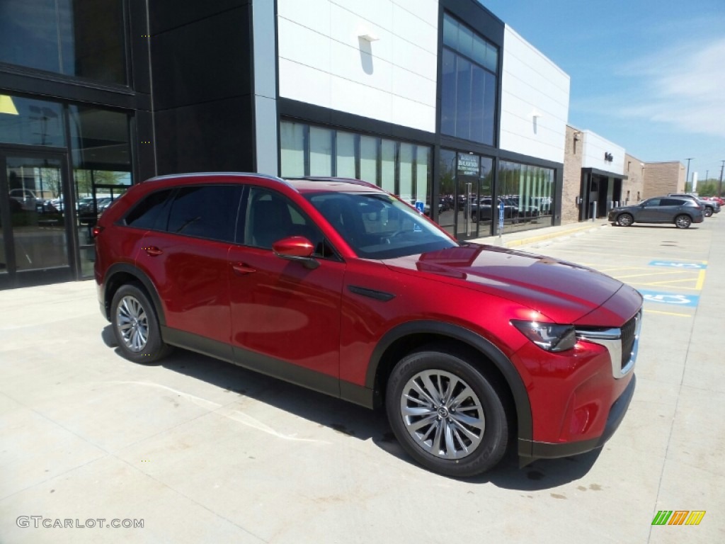 2024 CX-90 Preferred Plus AWD - Soul Red Crystal Metallic / Black photo #1