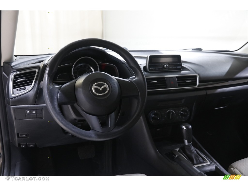 2015 MAZDA3 i SV 4 Door - Titanium Flash Mica / Black photo #6