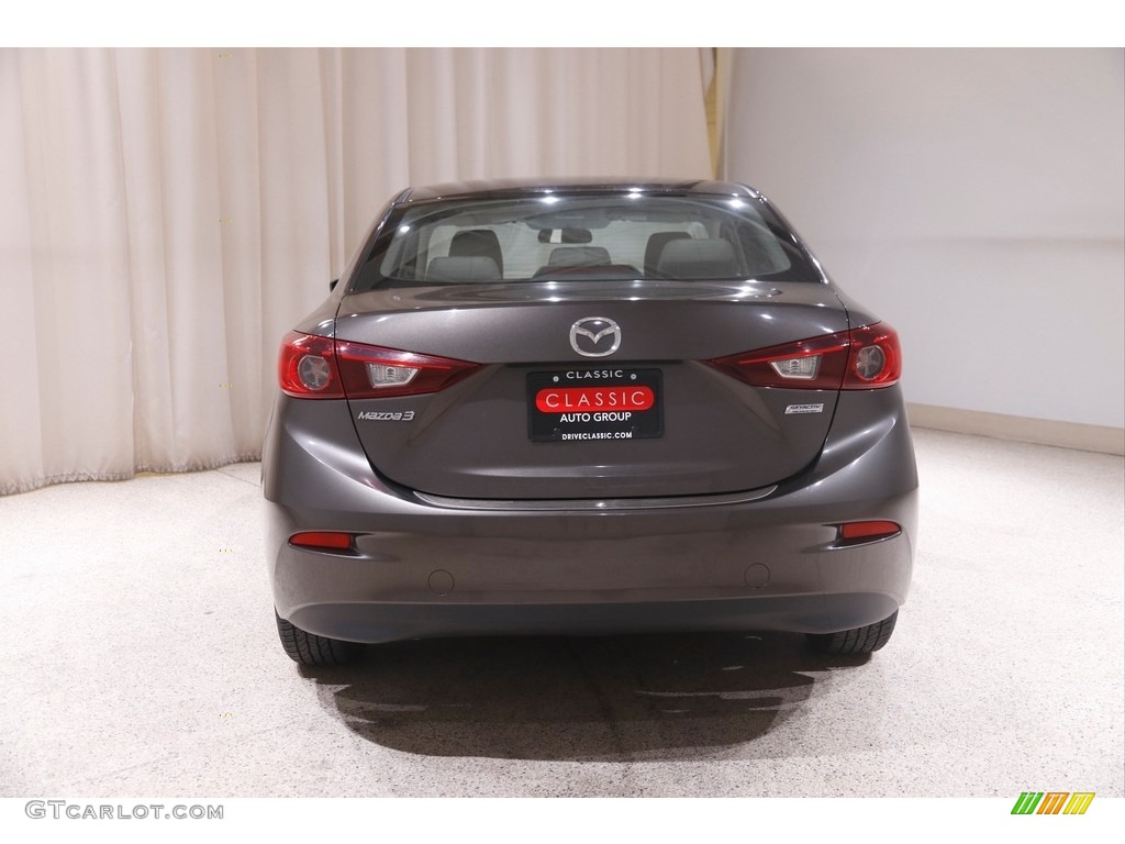 2015 MAZDA3 i SV 4 Door - Titanium Flash Mica / Black photo #14