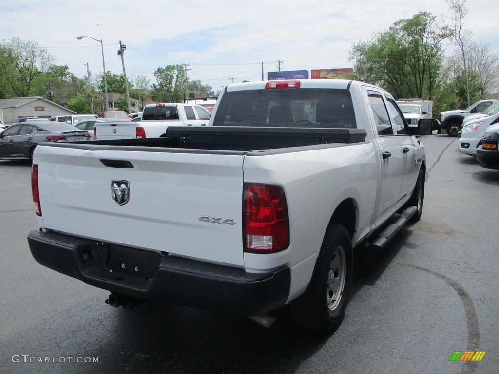 2018 1500 Tradesman Crew Cab 4x4 - Bright White / Black/Diesel Gray photo #4