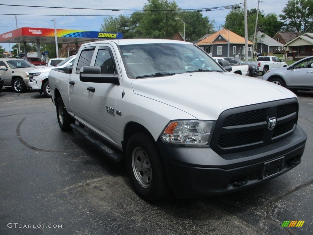 2018 1500 Tradesman Crew Cab 4x4 - Bright White / Black/Diesel Gray photo #5