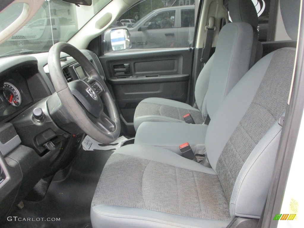 2018 1500 Tradesman Crew Cab 4x4 - Bright White / Black/Diesel Gray photo #7