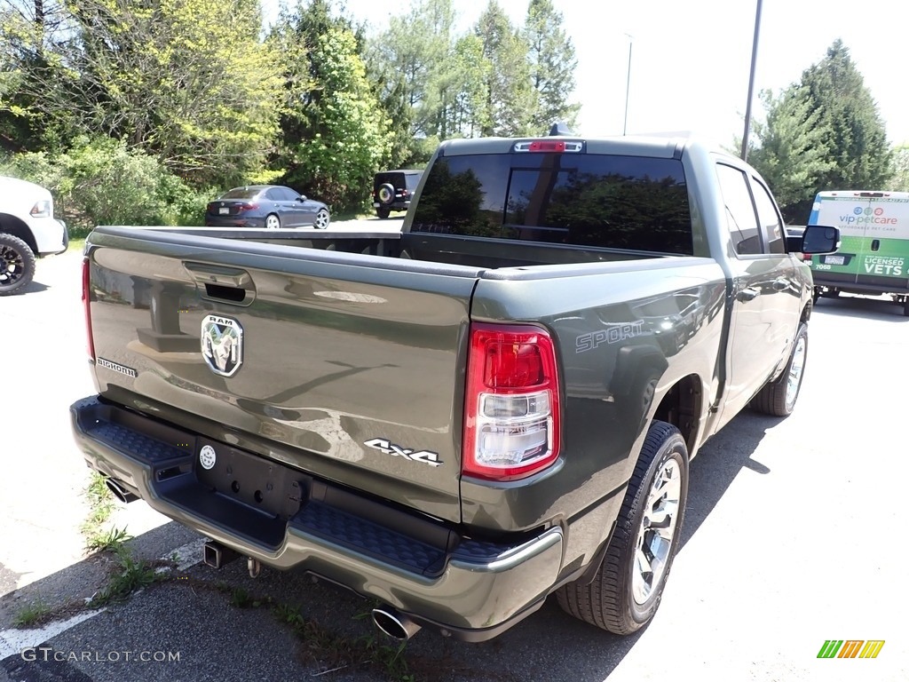 2021 1500 Big Horn Crew Cab 4x4 - Olive Green Pearl / Black photo #4