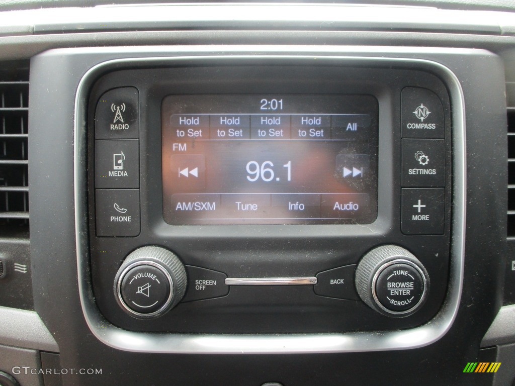 2018 1500 Tradesman Crew Cab 4x4 - Bright White / Black/Diesel Gray photo #14