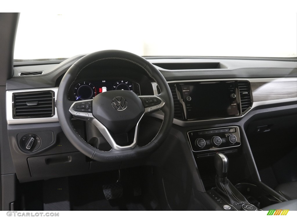 2022 Volkswagen Atlas Cross Sport SE Technology 4Motion Titan Black Dashboard Photo #146109327