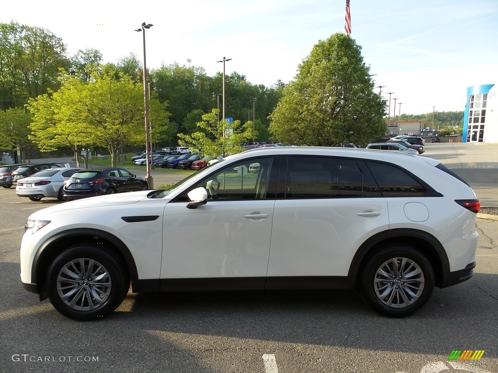 Rhodium White Premium 2024 Mazda CX-90 Preferred Plus AWD Exterior Photo #146109570
