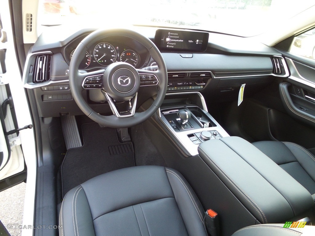 Black Interior 2024 Mazda CX-90 Preferred Plus AWD Photo #146109738