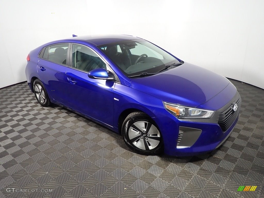 2019 Ioniq Hybrid Blue - Intense Blue / Black photo #3