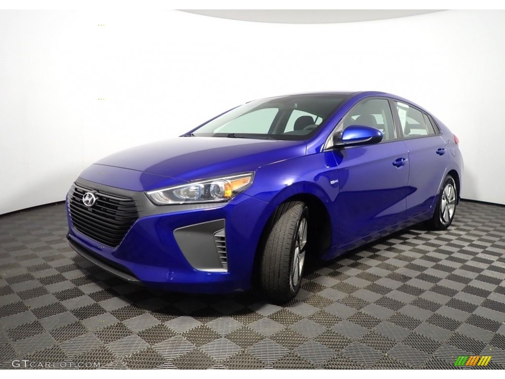 2019 Ioniq Hybrid Blue - Intense Blue / Black photo #8