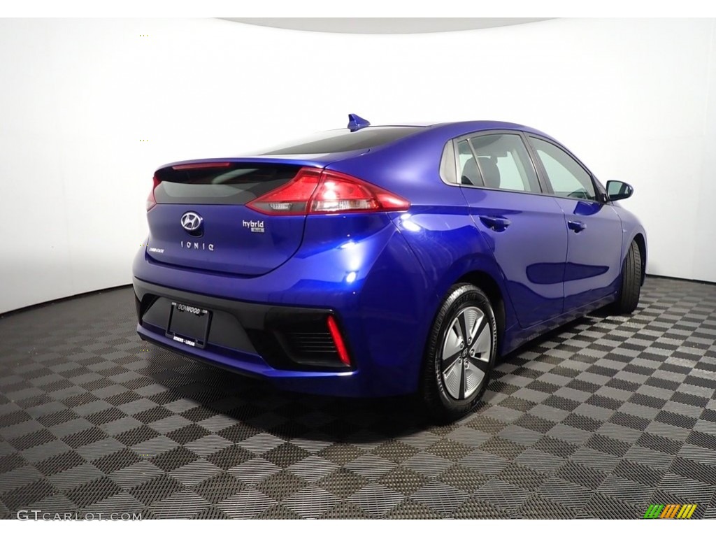 2019 Ioniq Hybrid Blue - Intense Blue / Black photo #16