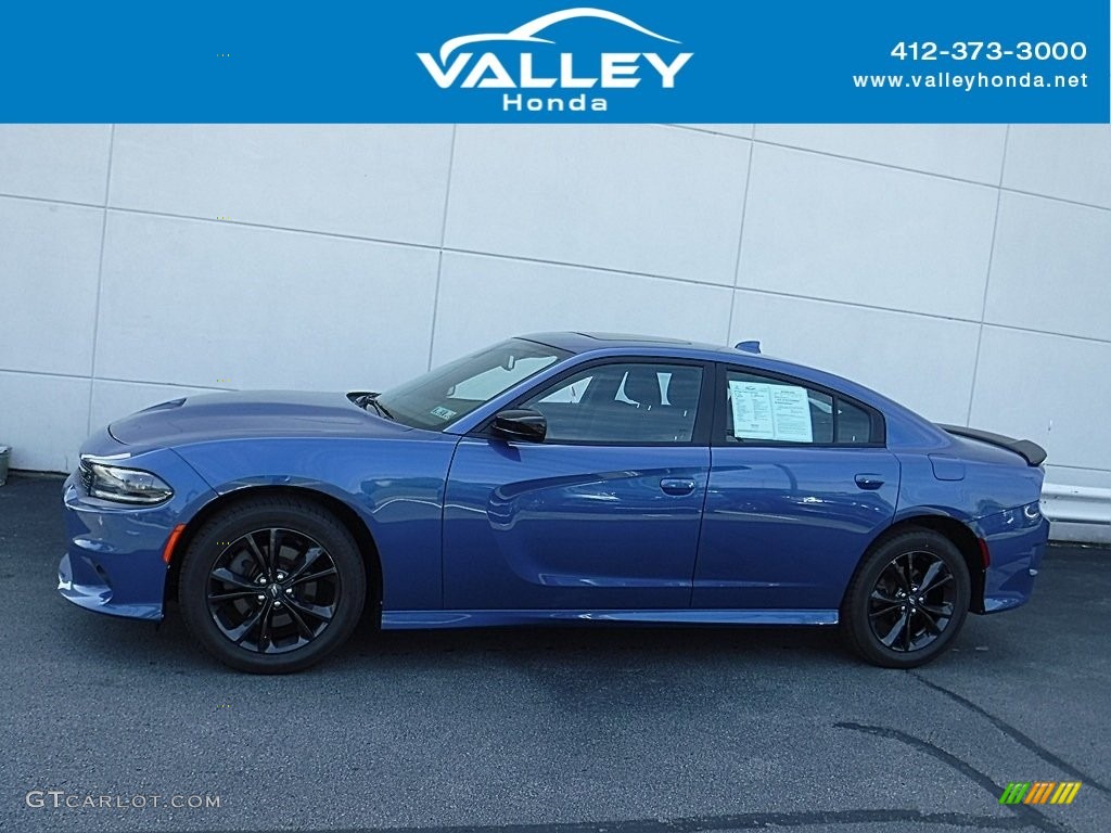 2020 Charger GT AWD - Frostbite / Black photo #2