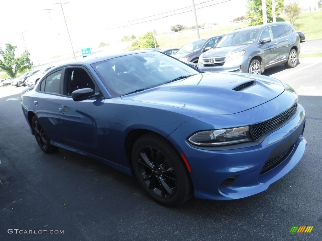 2020 Charger GT AWD - Frostbite / Black photo #7