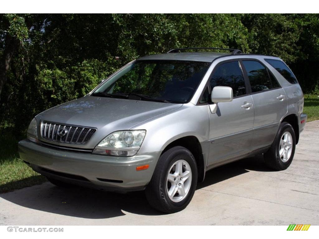 2001 RX 300 - Millennium Silver Metallic / Black photo #1