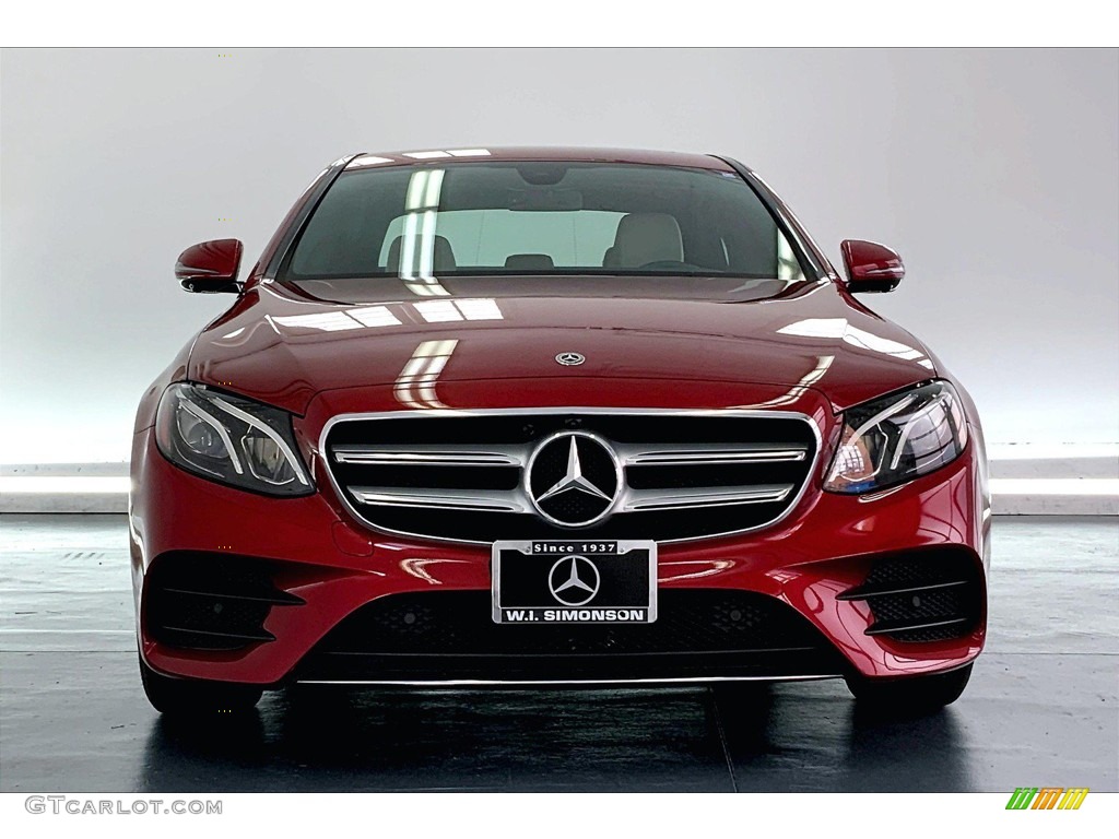 2019 E 300 Sedan - designo Cardinal Red Metallic / Macchiato Beige/Black photo #2