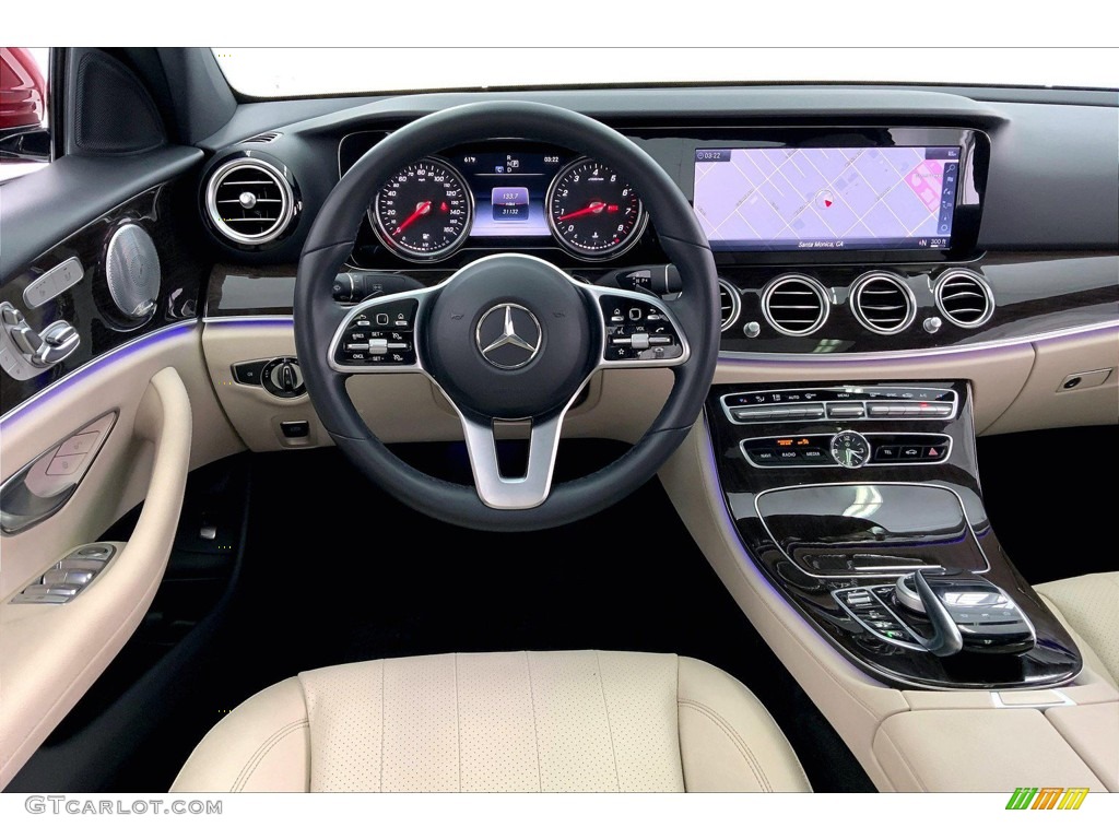 2019 E 300 Sedan - designo Cardinal Red Metallic / Macchiato Beige/Black photo #4