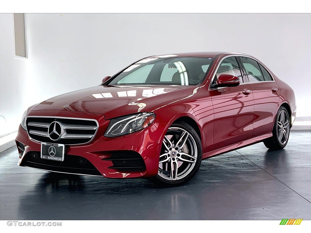 2019 E 300 Sedan - designo Cardinal Red Metallic / Macchiato Beige/Black photo #11