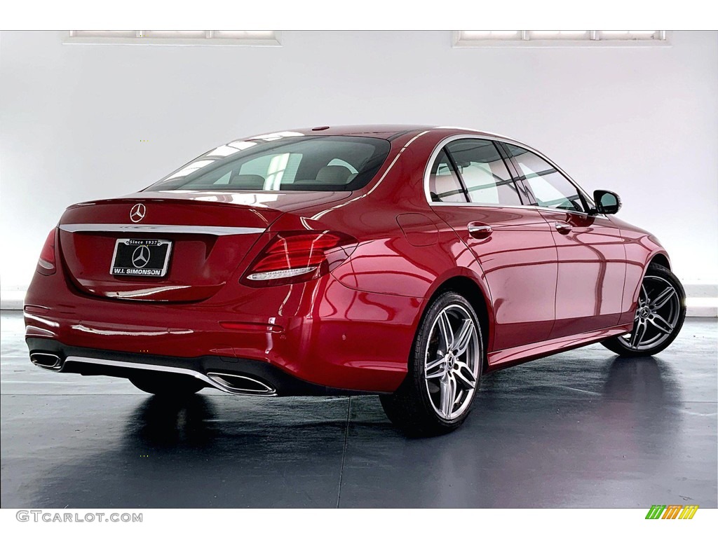2019 E 300 Sedan - designo Cardinal Red Metallic / Macchiato Beige/Black photo #12