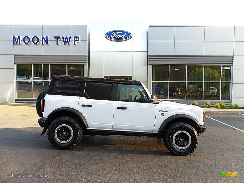 2021 Bronco Badlands 4x4 4-Door - Oxford White / Black Onyx photo #1
