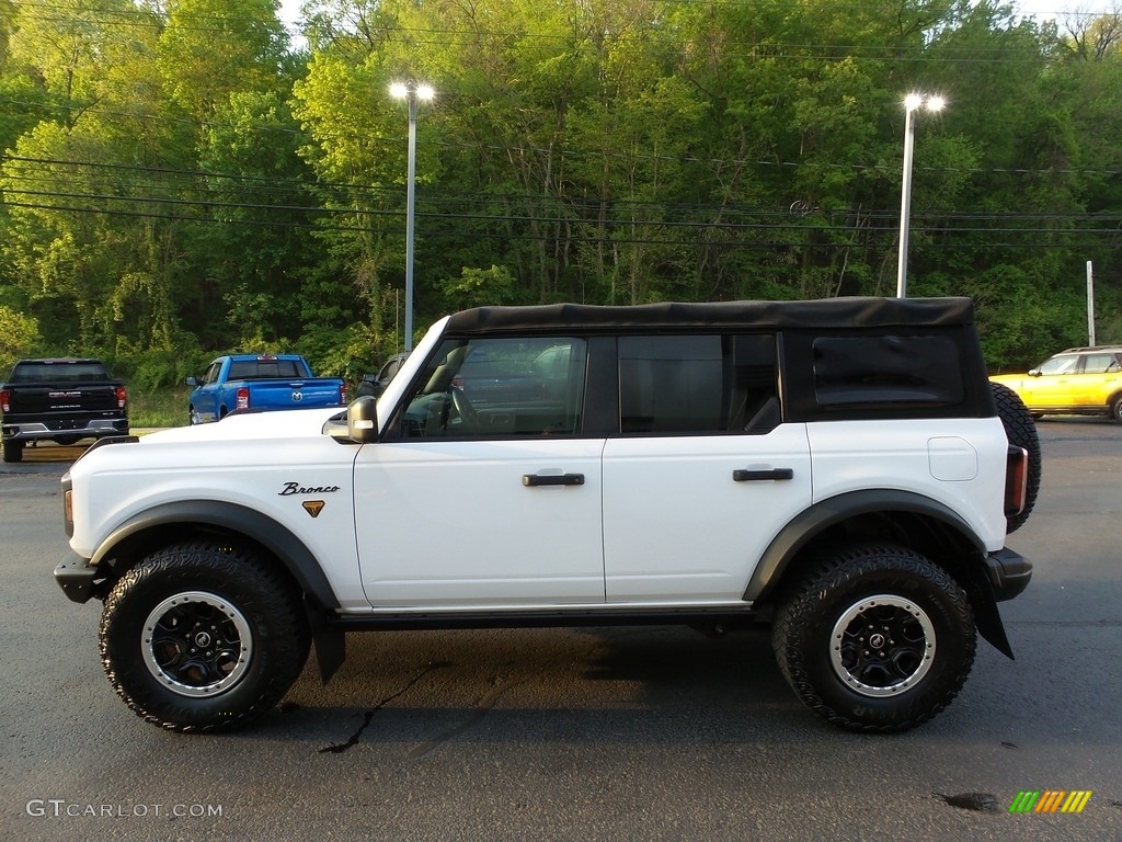 Oxford White 2021 Ford Bronco Badlands 4x4 4-Door Exterior Photo #146112318