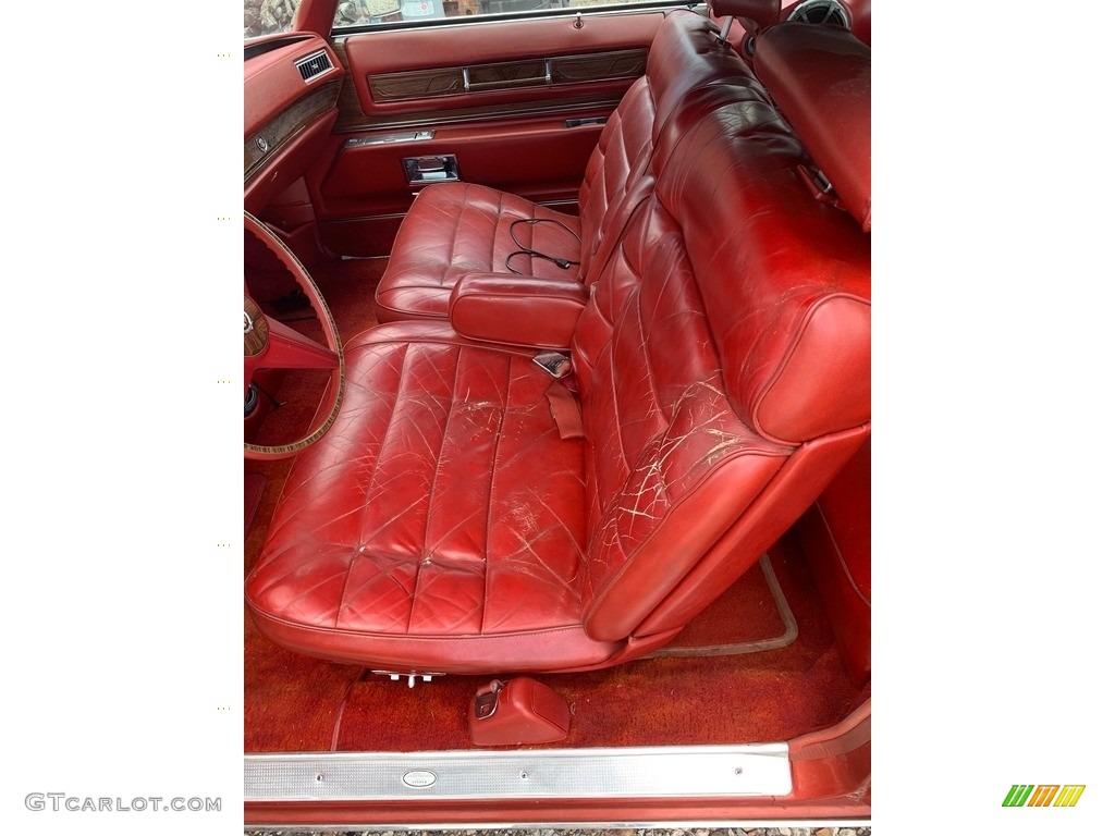 Firethorn Interior 1976 Cadillac Eldorado Convertible Photo #146113401