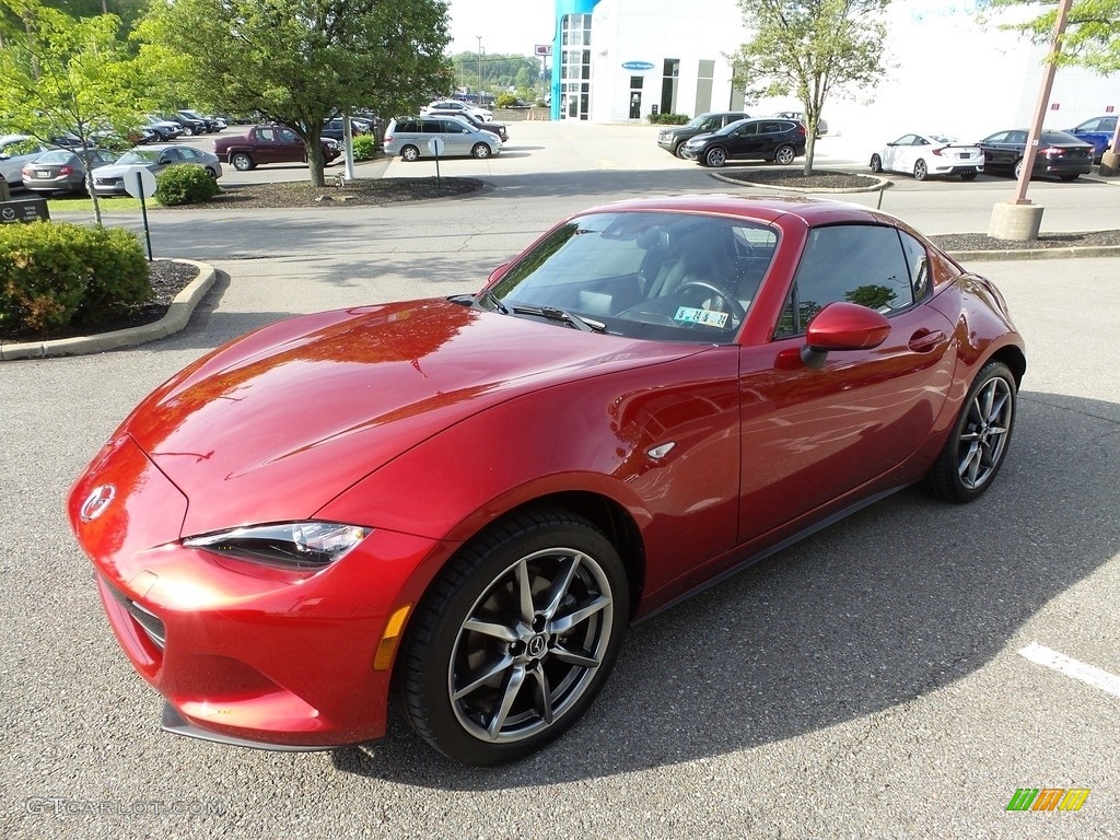 Soul Red Crystal Metallic 2021 Mazda MX-5 Miata RF Grand Touring Exterior Photo #146113473