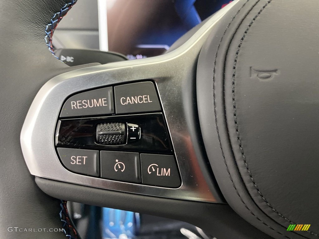 2023 BMW i4 Series M50 Black Steering Wheel Photo #146114596