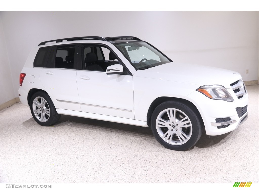 2013 GLK 350 4Matic - Polar White / Black photo #1
