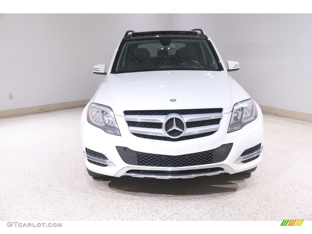 2013 GLK 350 4Matic - Polar White / Black photo #2