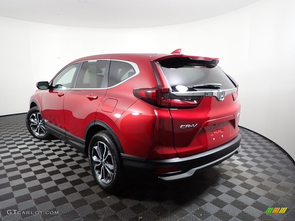 2021 CR-V EX-L AWD - Radiant Red Metallic / Gray photo #8