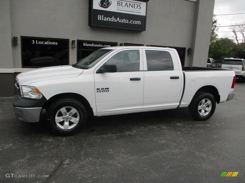 2018 1500 Tradesman Crew Cab 4x4 - Bright White / Black/Diesel Gray photo #1