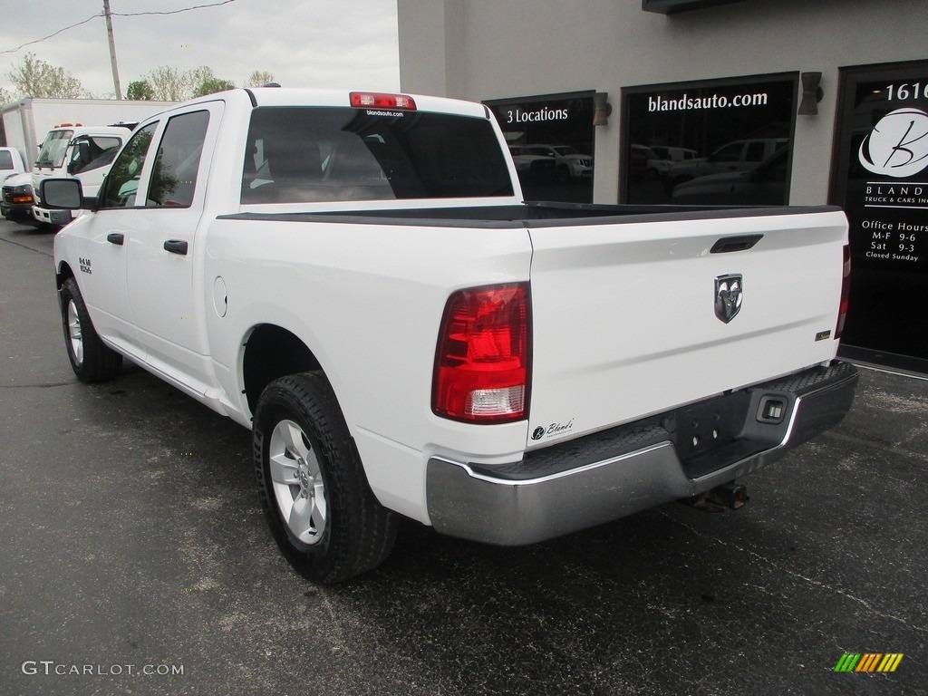 2018 1500 Tradesman Crew Cab 4x4 - Bright White / Black/Diesel Gray photo #3