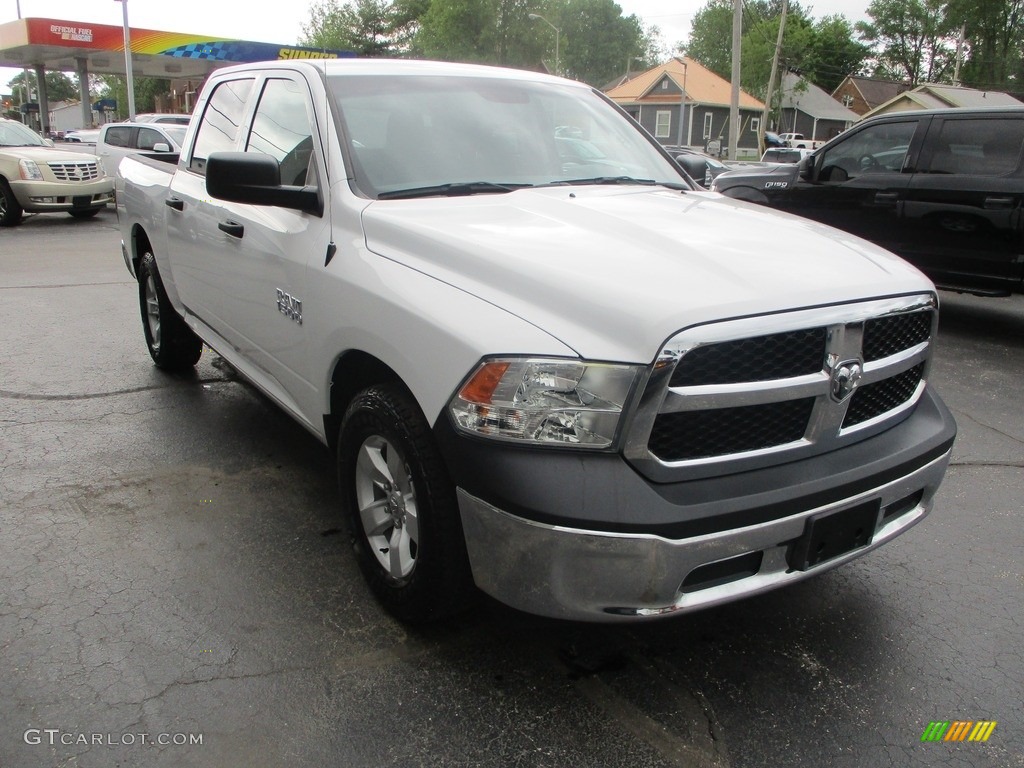 2018 1500 Tradesman Crew Cab 4x4 - Bright White / Black/Diesel Gray photo #5