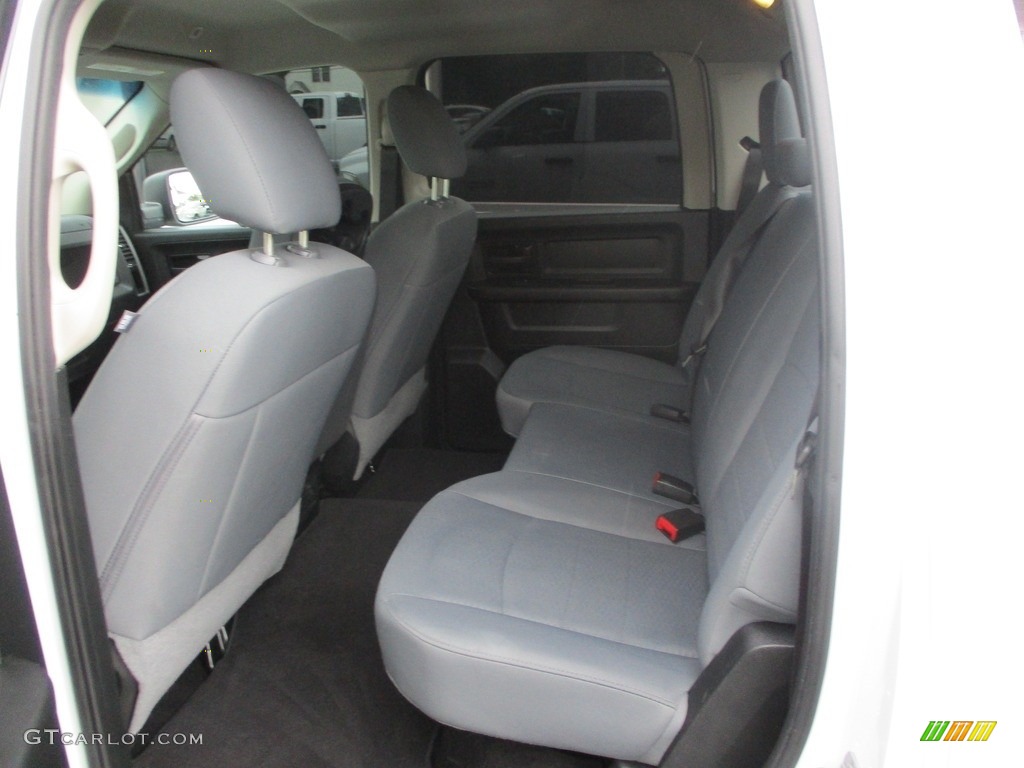 2018 1500 Tradesman Crew Cab 4x4 - Bright White / Black/Diesel Gray photo #9