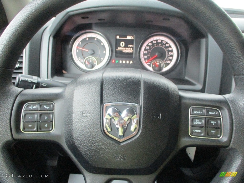2018 1500 Tradesman Crew Cab 4x4 - Bright White / Black/Diesel Gray photo #12
