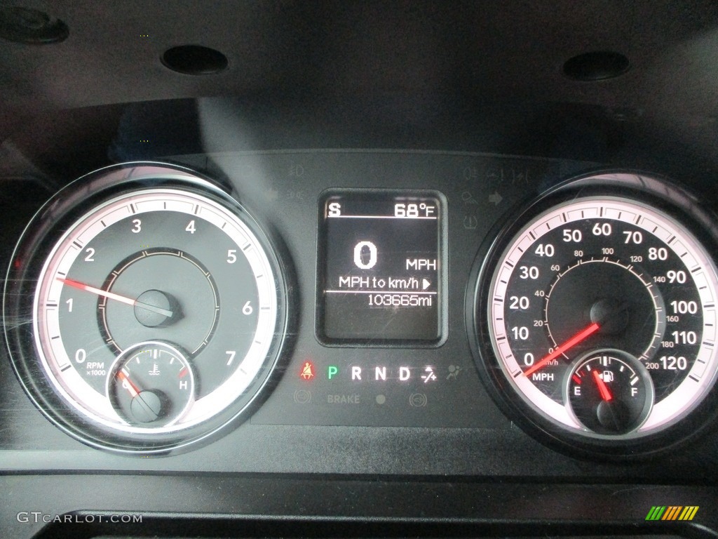 2018 1500 Tradesman Crew Cab 4x4 - Bright White / Black/Diesel Gray photo #13